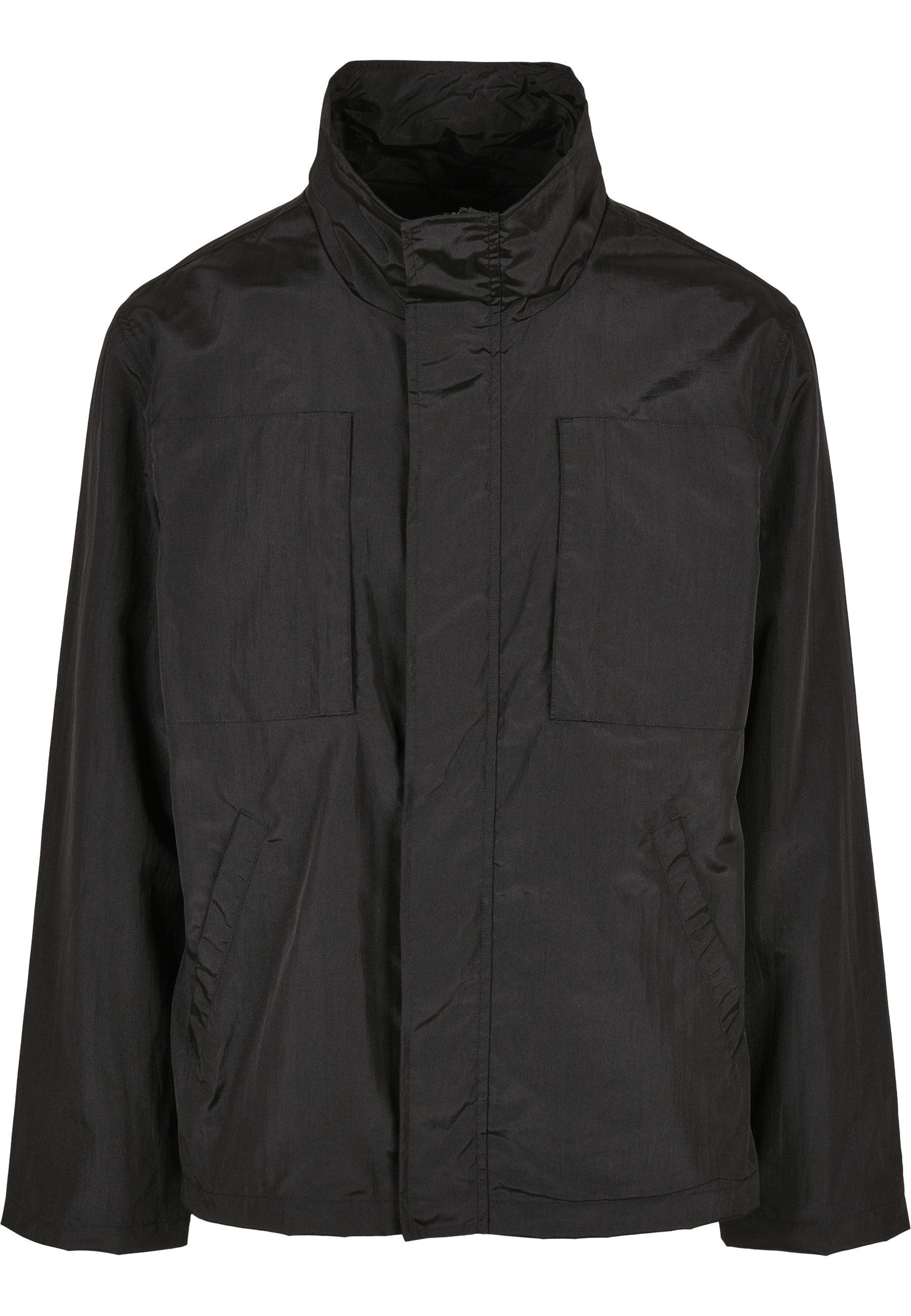 Langmantel Urban Classics Herren Double Pocket Nylon Crepe Jacket