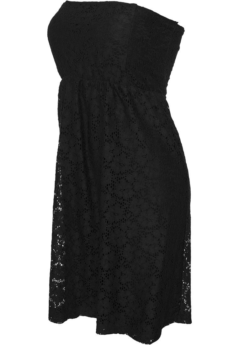 URBAN CLASSICS Damen Laces black Ladies (1-tlg) Dress Jerseykleid