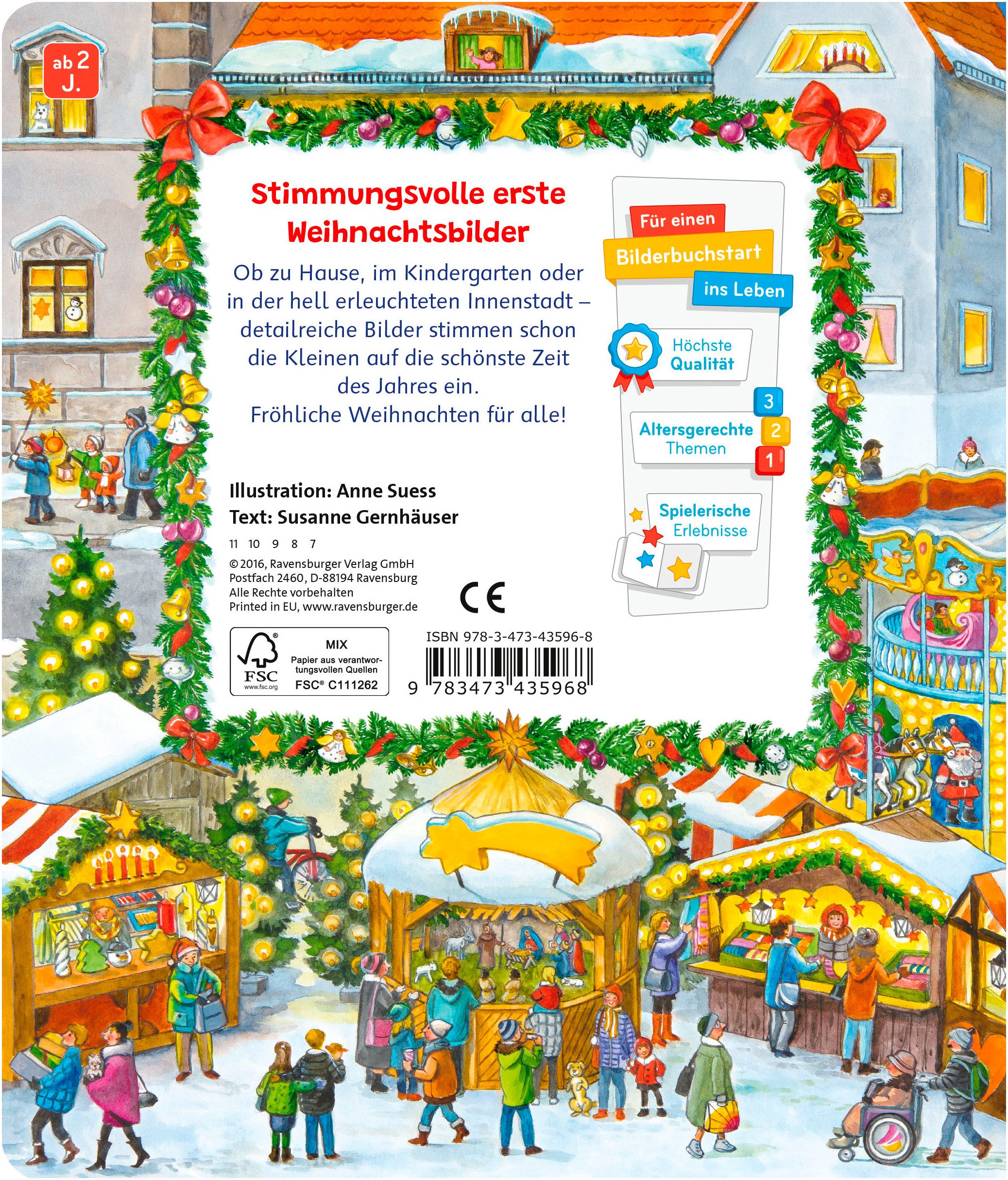 Ravensburger Kinderbuch Pappbilderbuch, Sachen suchen Frohe Weihnachten