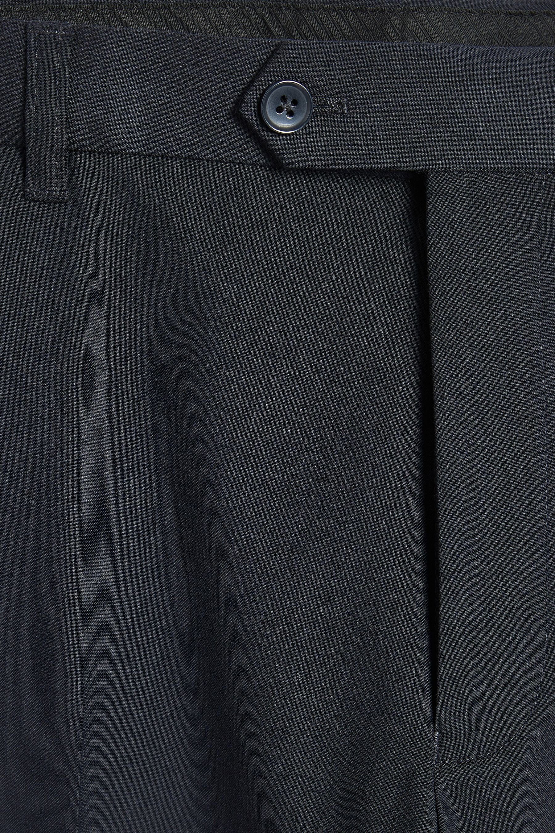 Hose mit Blue Stoffhose Next Motion Flex Navy Bund (1-tlg) von