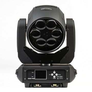 lightmaXX LED Scheinwerfer, LED Moving Head, RGBW, Motorisierter Zoom