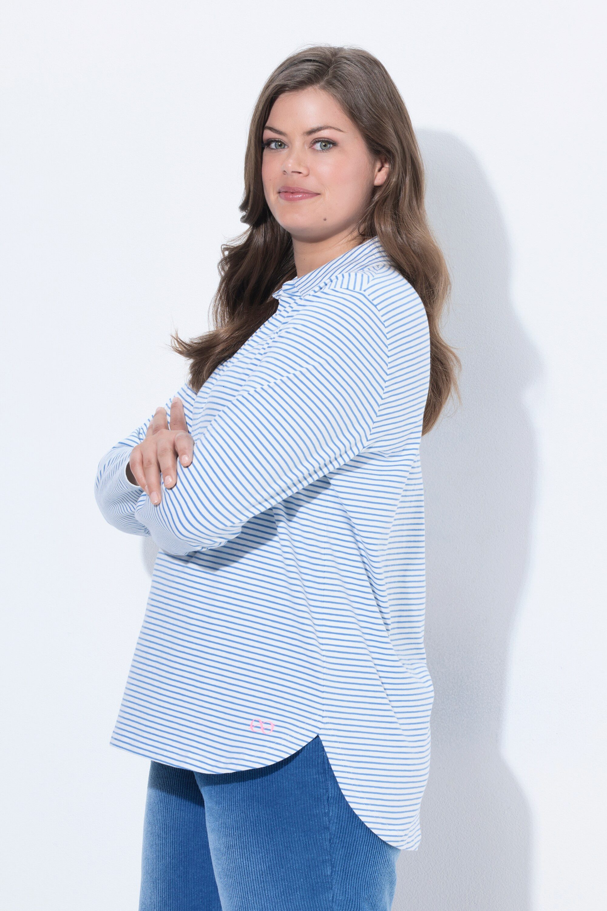 Laurasøn Poloshirt Ringelshirt Polokragen Langarm – Bild 4 von 4