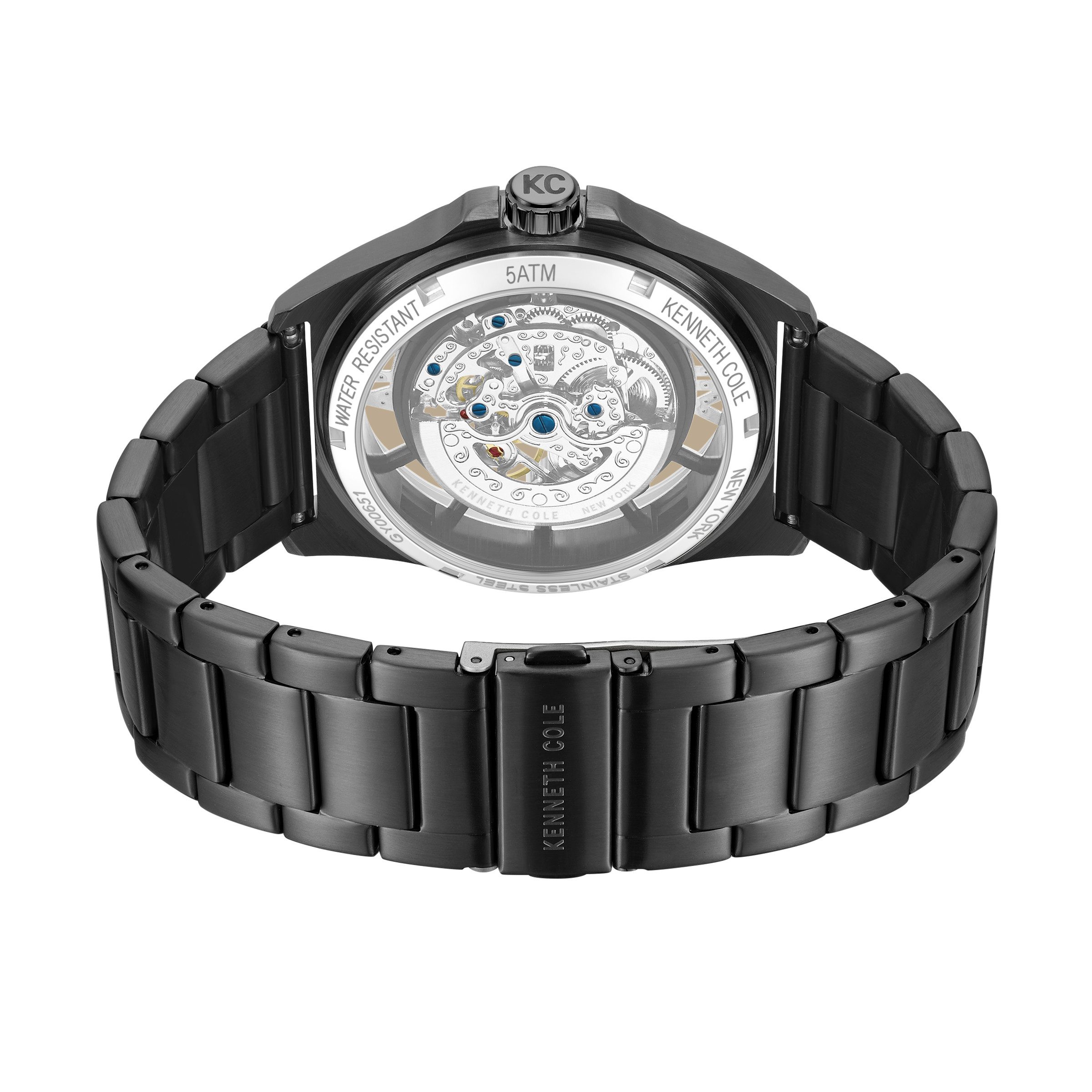 Kenneth Cole Automatikuhr Automatikuhr Herrenuhr 44 mm Automatik Herren