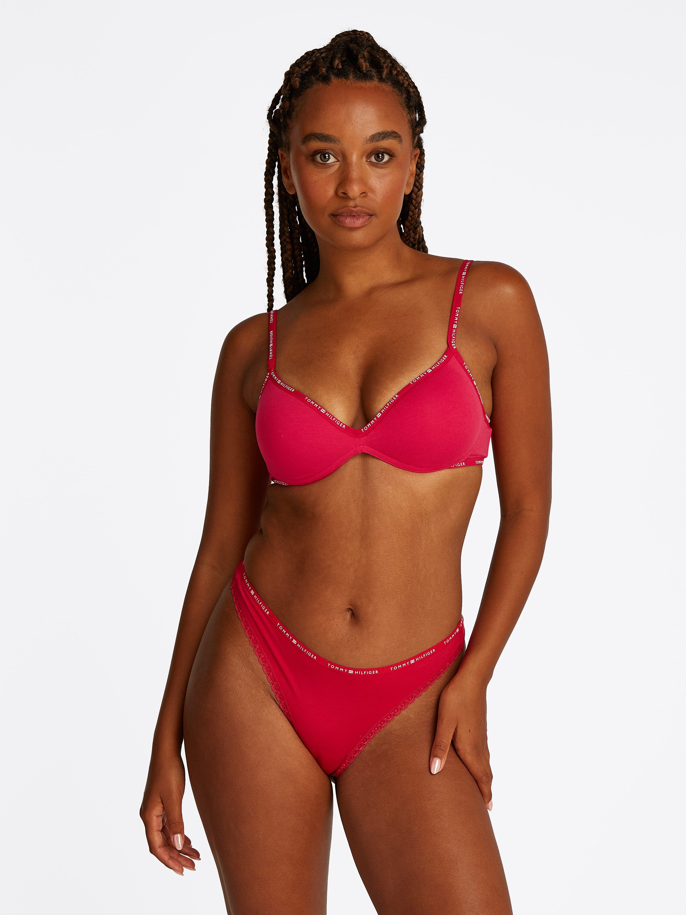 Tommy Hilfiger Underwear Push-up-BH WIRELESS PUSH UP BRA mit Logoschriftzügen an den Kanten