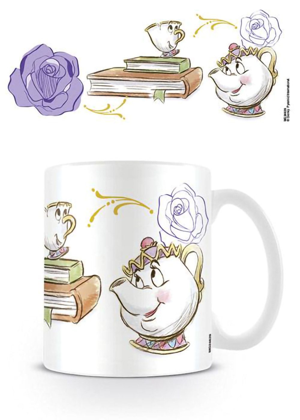 Pyramid International Tasse Die Schöne und das Biest Tasse Chip Enchanted, 1-tlg., Qualitativ hochwertige Tasse