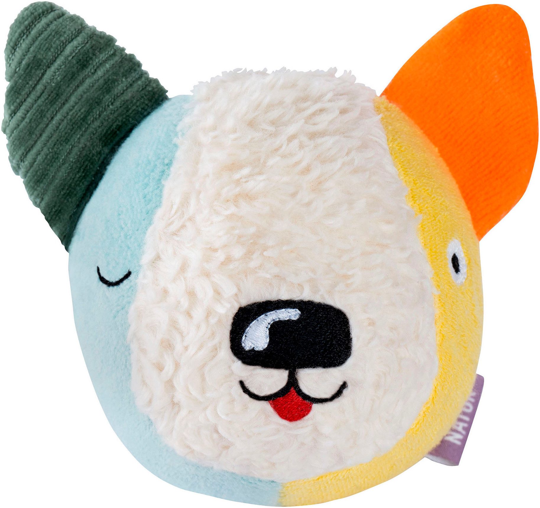 Fehn Greifspielzeug Stoffball Hund NATUR, Enthält Bio-Baumwolle günstig online kaufen