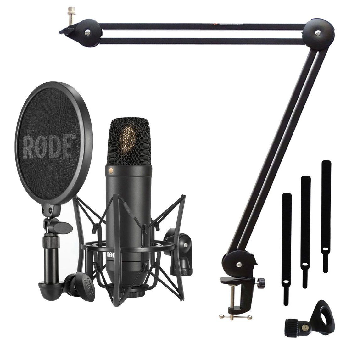 RODE Microphones Mikrofon Rode NT1-KIT Mikrofon Set mit MS138 Gelenkarm  Stativ