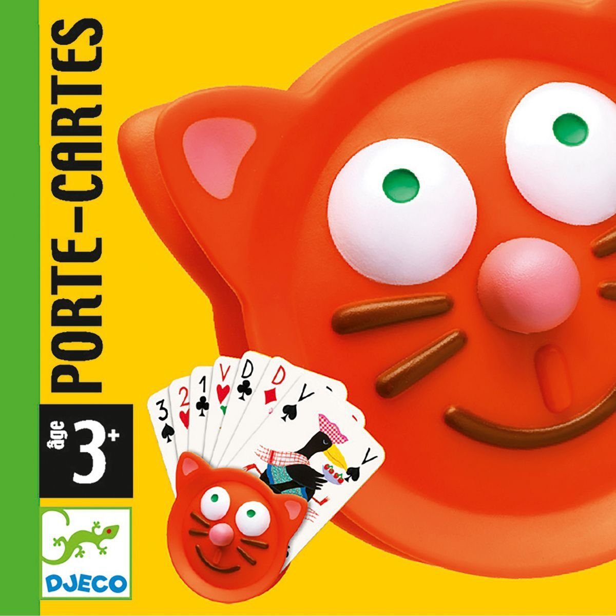 Kinder Spielkartenhalter Kartenhalter Katzendesign DJECO Spiel,