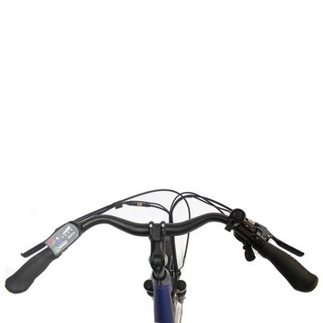 SAXXX E-Bike Advanced Sport Elektrofahrrad, 7 Gang Shimano Tourney Schaltwerk, Kettenschaltung, Heckmotor, 375 Wh Akku, Cityrad mit integriertes Rahmenschloss