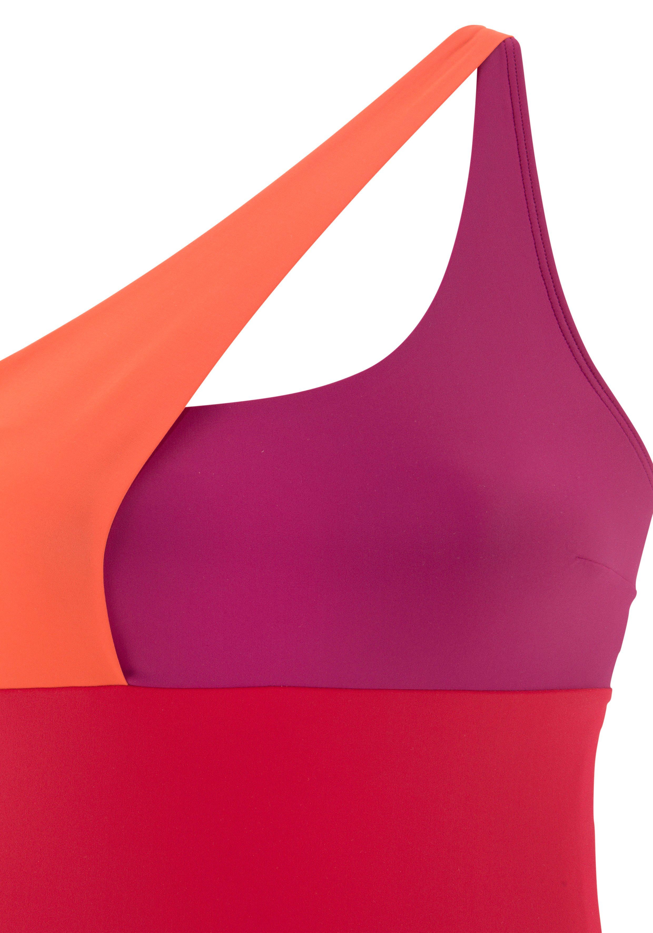 s.Oliver Badeanzug Yella in modischer One-Shoulder günstig online kaufen