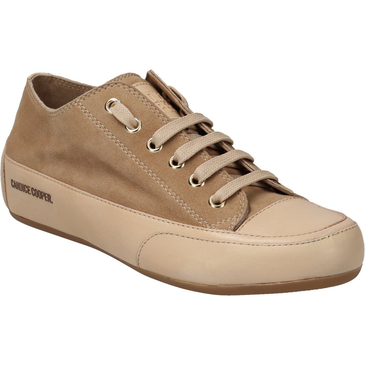 Candice Cooper ROCK S Sneaker, Obermaterial Glattleder / Veloursleder