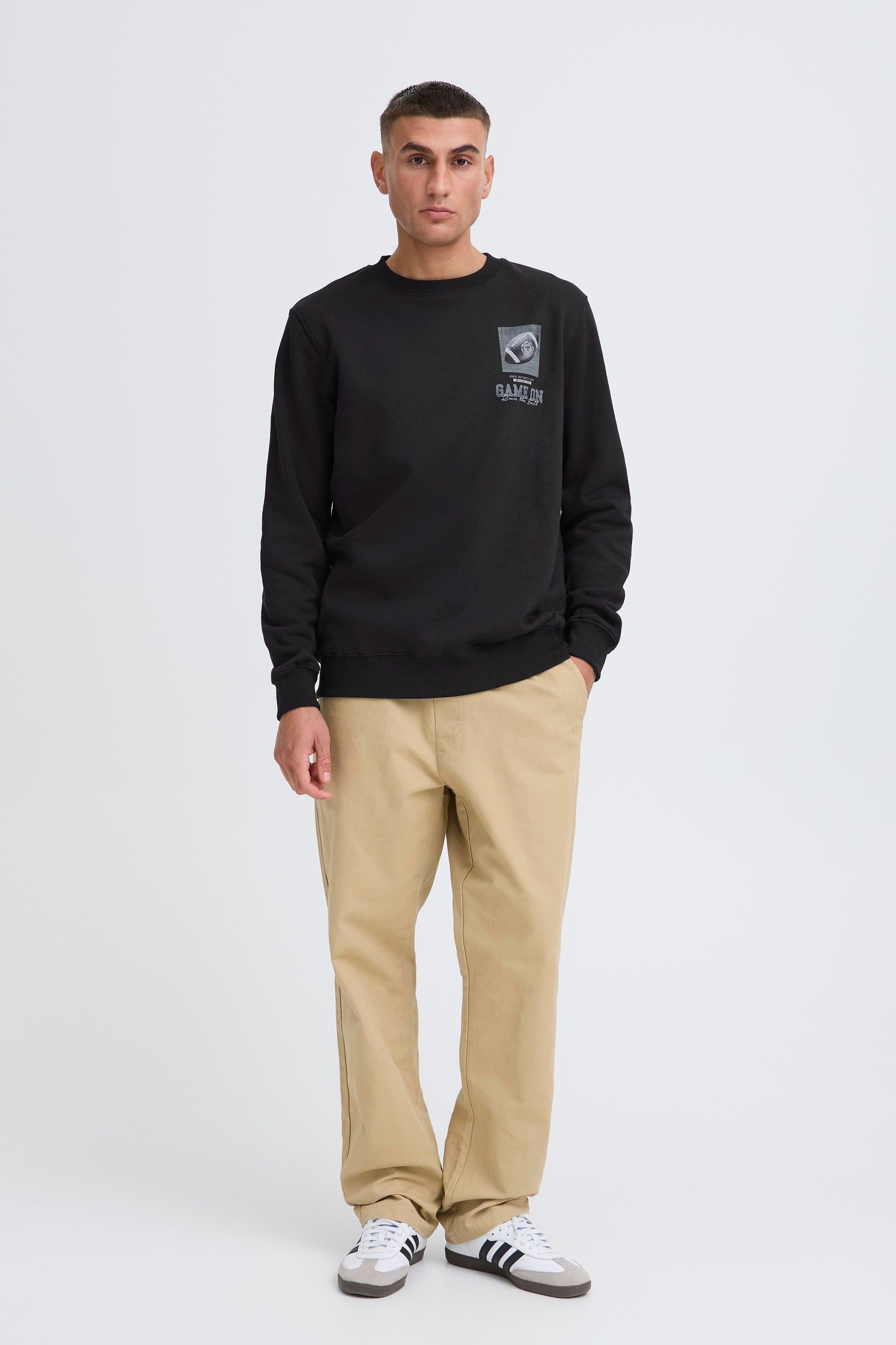 !Solid Sweater SDSWinston Modischer Sweater mit Druck
