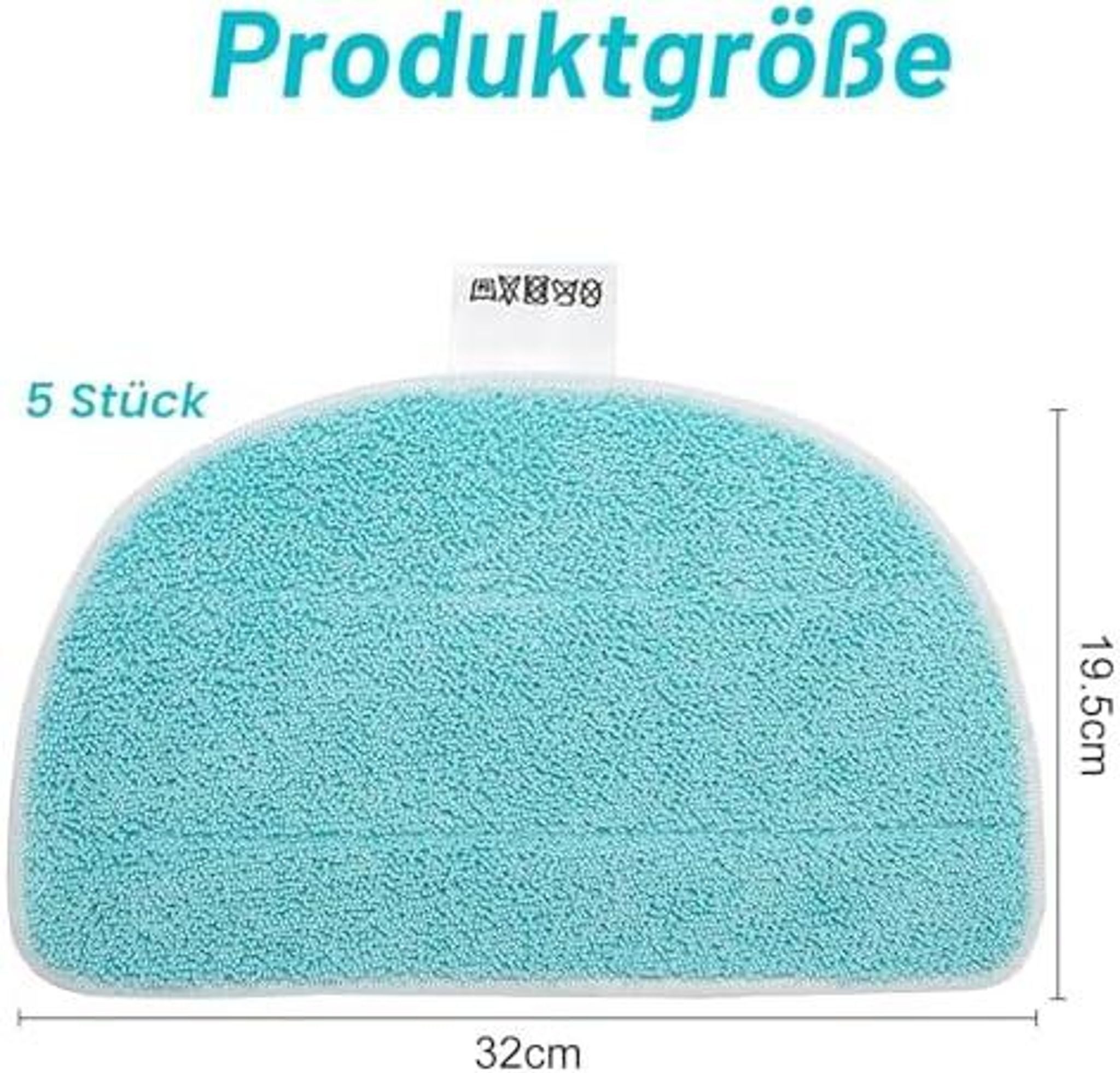 FELIXLEO Dampfreiniger 5 Ersatzpads Leifheit CleanTenso Power 2.0 Dampfreiniger