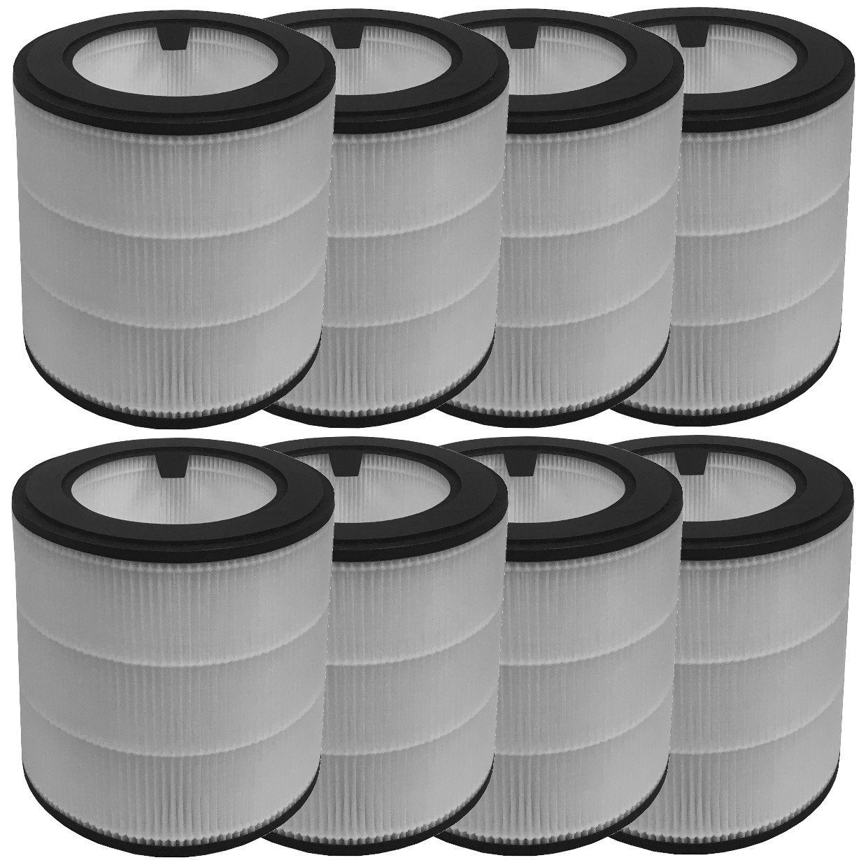Comedes Ersatzfilter 8er Set einsetzbar statt Philips FY0194/30, Zubehör für Passend für Philips Luftreiniger AC0820/10, AC0820/30
