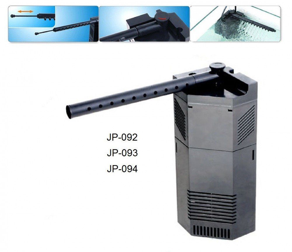 Aquaone Aquariumfilter JP-092 Aquarium Innenfilter 250 L/h Filter Filtersystem Förderpumpe