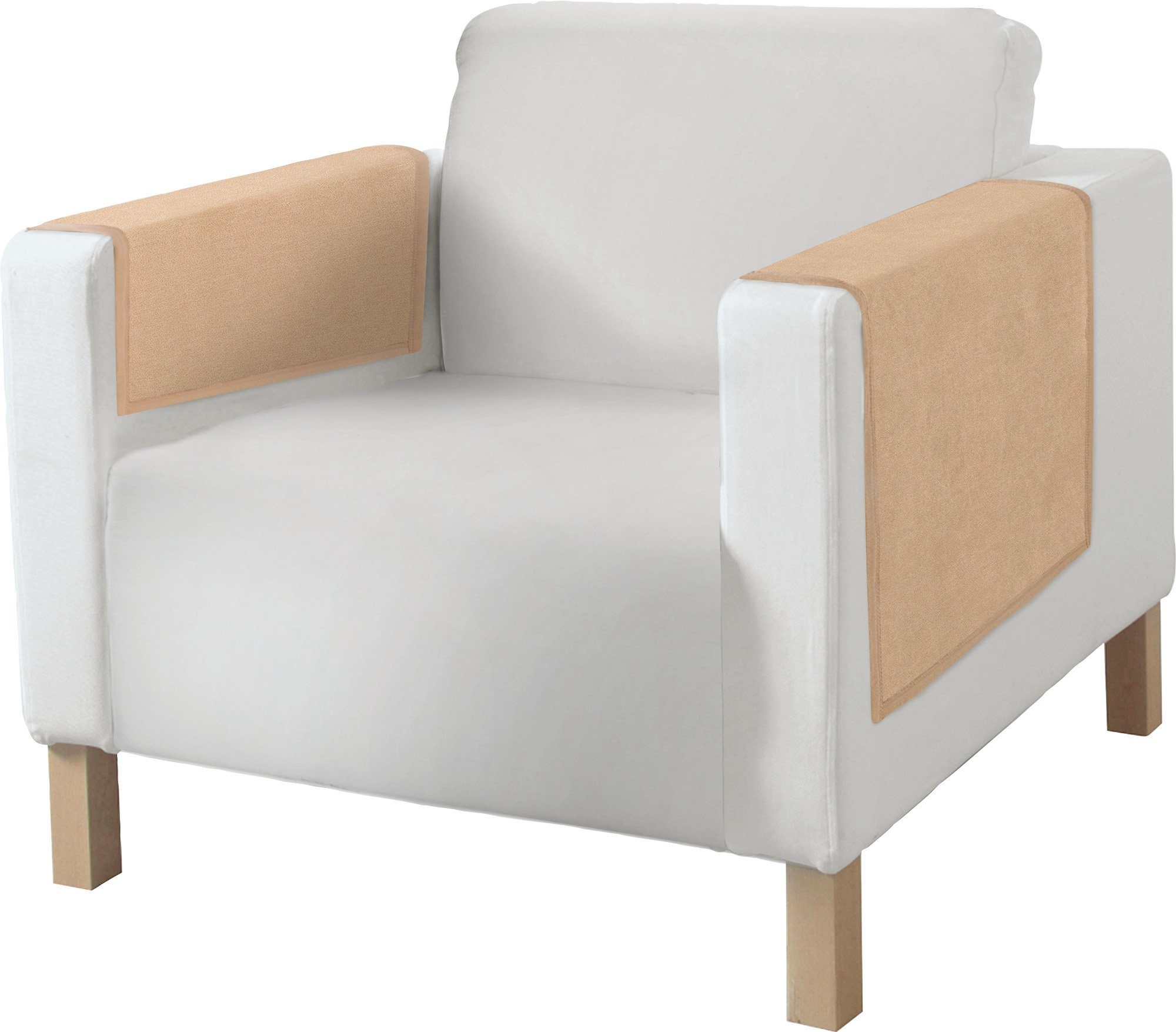 Erwin Müller Sesselschoner Armlehnenschoner "Catania" 2er-Pack, Baumwollmischung Uni