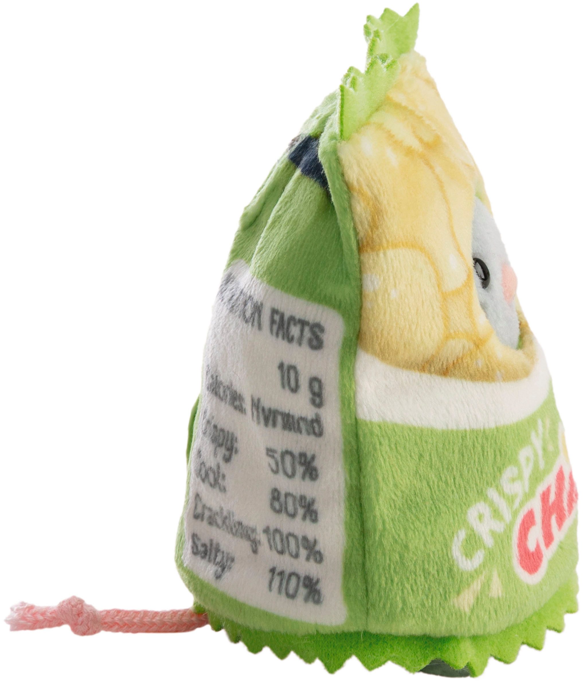 Nici Kuscheltier mymochi, Set Maus Nibbli 8cm mit Chip & Chipstüte Kostüm (Set), in Geschenkbox