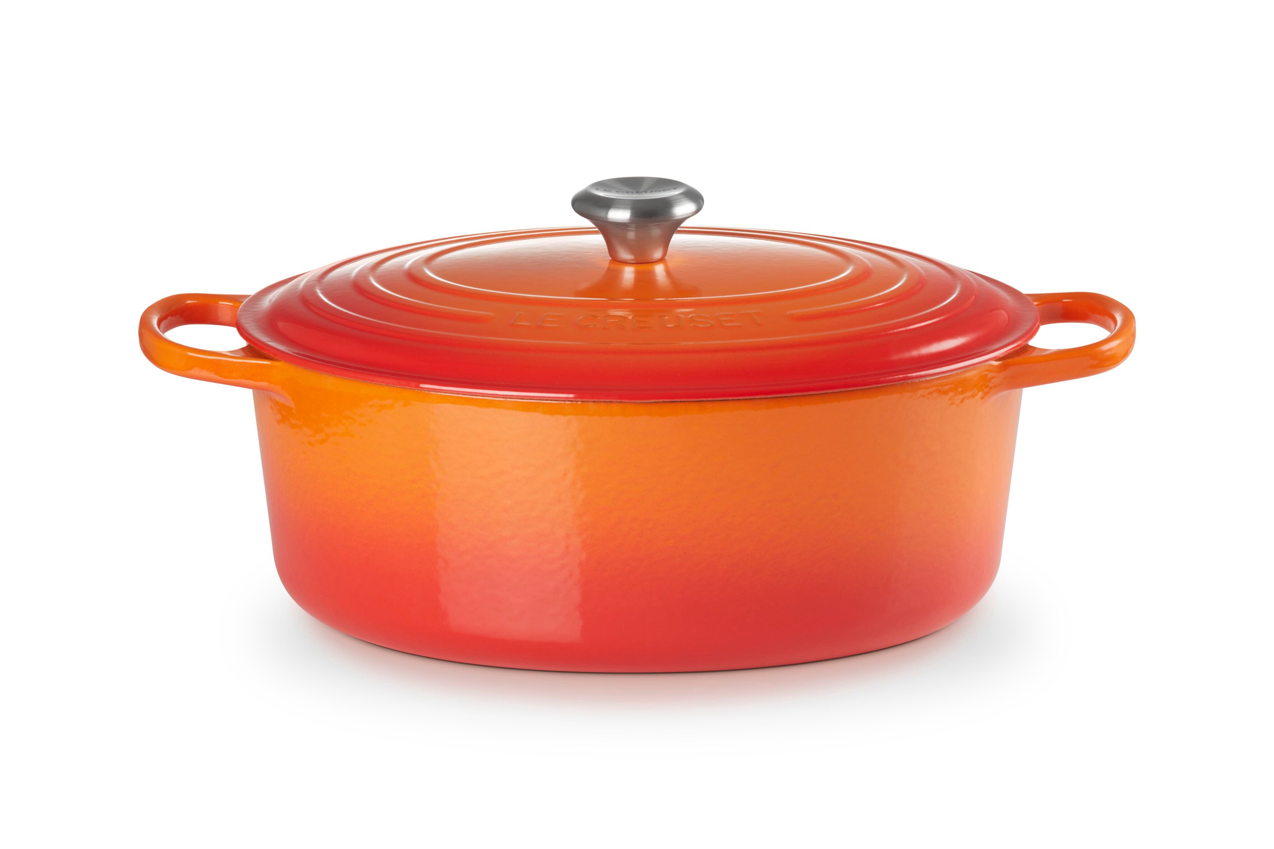 LE CREUSET Bräter Gusseisen-Bräter mit Deckel, Oval