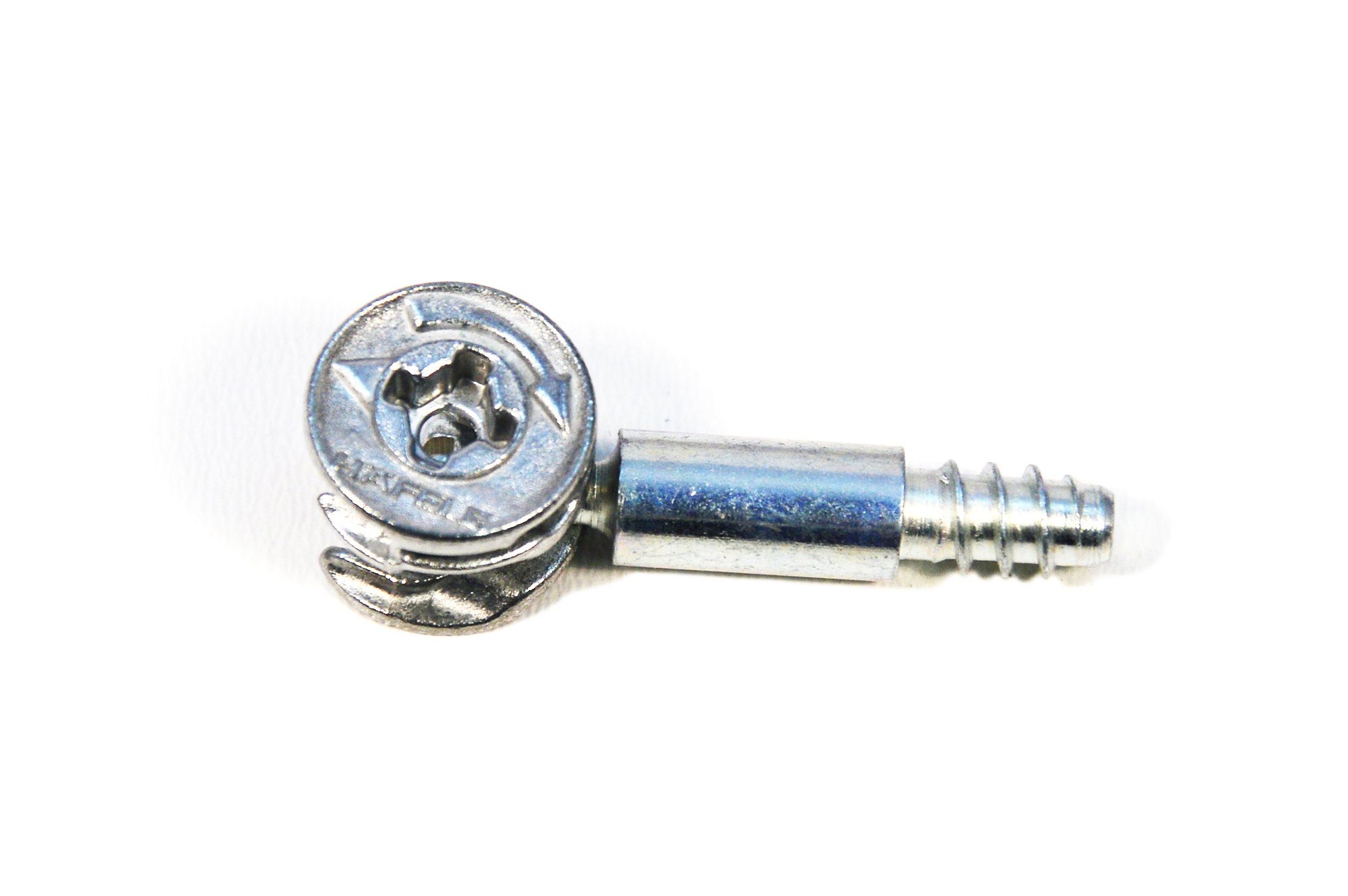 Häfele Befestigungsanker Exzenterbolzen 34mm S100 für Bohrloch-Ø5mm + Exzenterverbinder Minifix, (10-tlg)