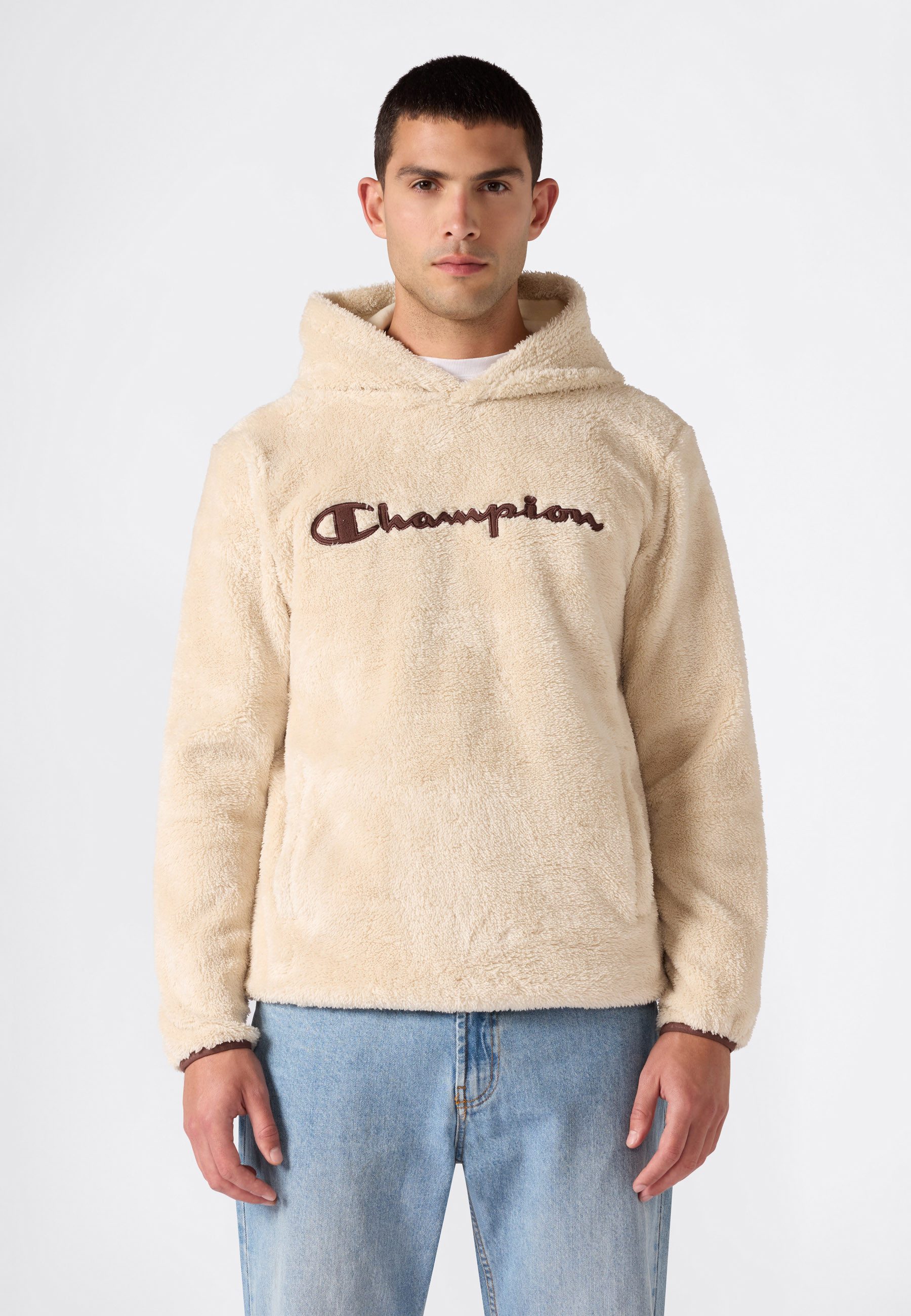 Champion Kapuzensweatshirt SPORTWEAR HOODIE Standard Fit Polar für Erwachsene geeignet, Standard Fit, aus Polyester und Baumwolle