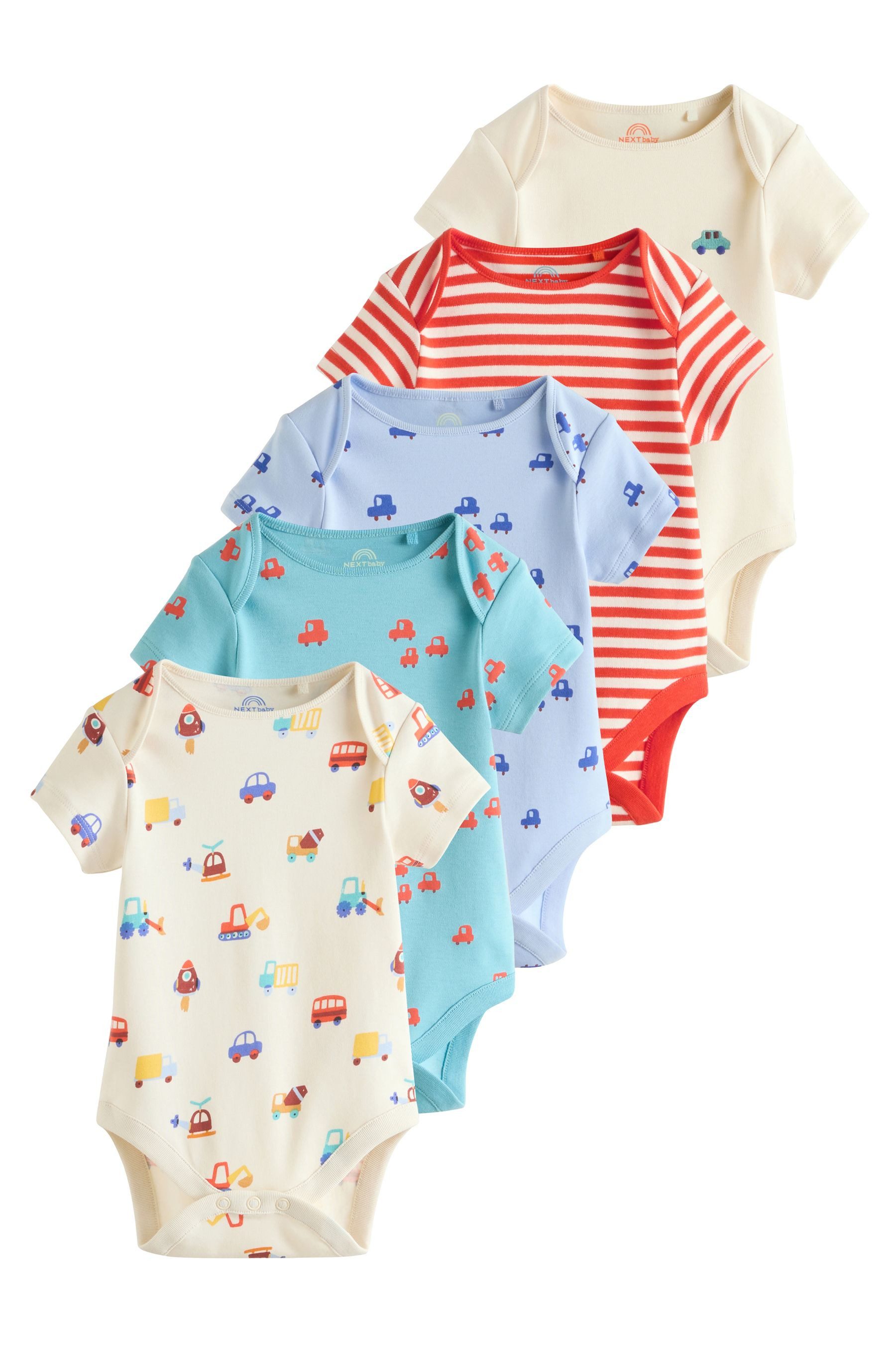 Body Kurzärmelige Baby Bodysuits im 5er-Pack