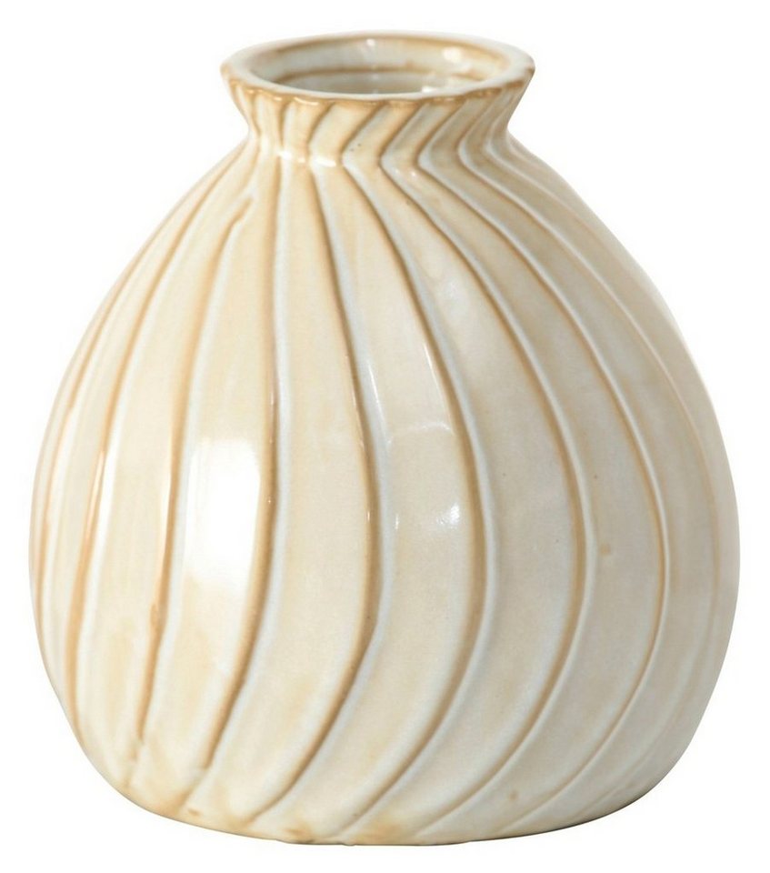 BOLTZE GRUPPE GmbH Dekovase (1 St), Vase in creme und beige
