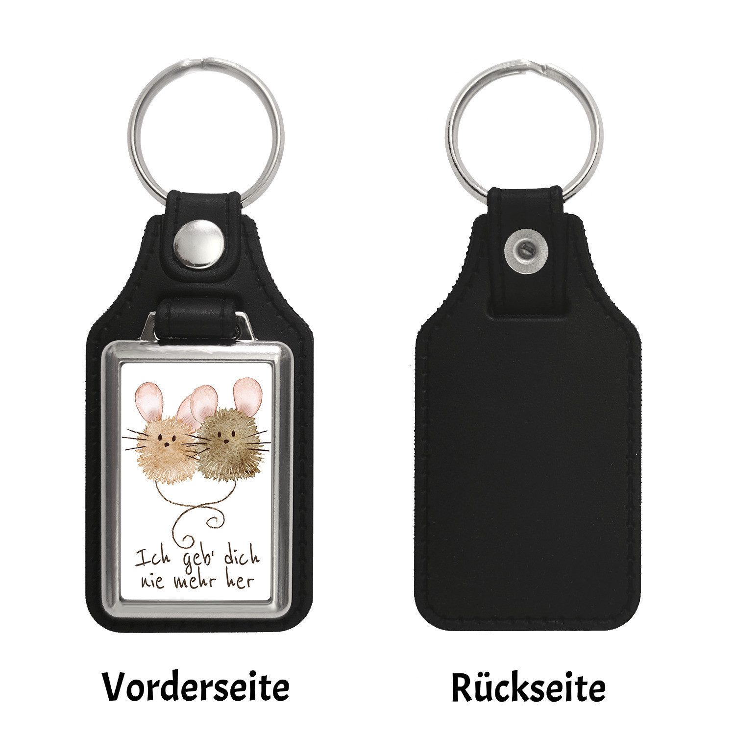 speecheese Schlüsselanhänger Mäuse Schlüsselanhänger mit Kunstleder günstig online kaufen