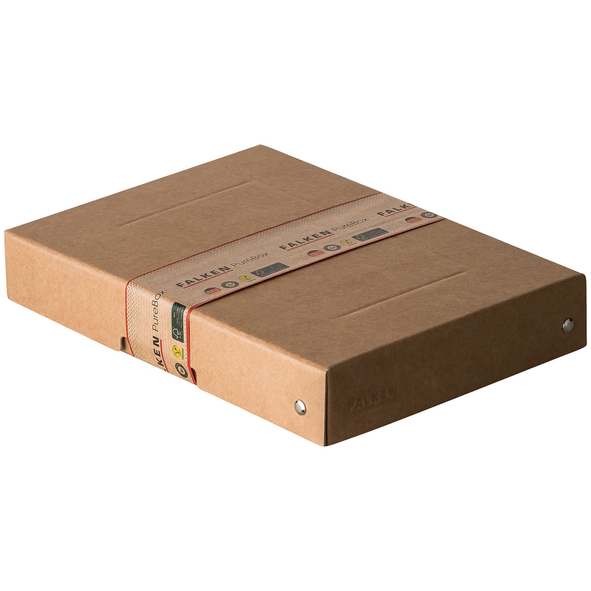 Falken Aufbewahrungsbox Falken AufbewahrungsboxPURE BoxNature 22001808 A5 40mm braun