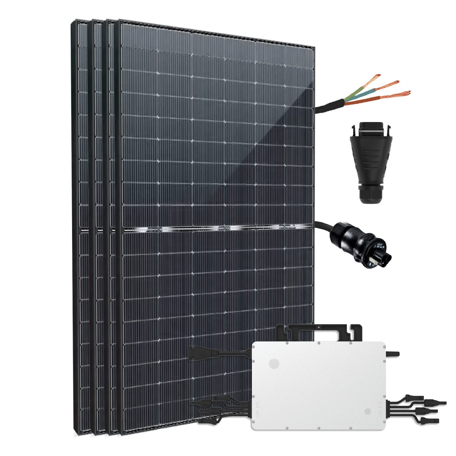 Stegpearl Solaranlage 2000W/2000W Balkonkraftwerk Bifazial Photovoltaik