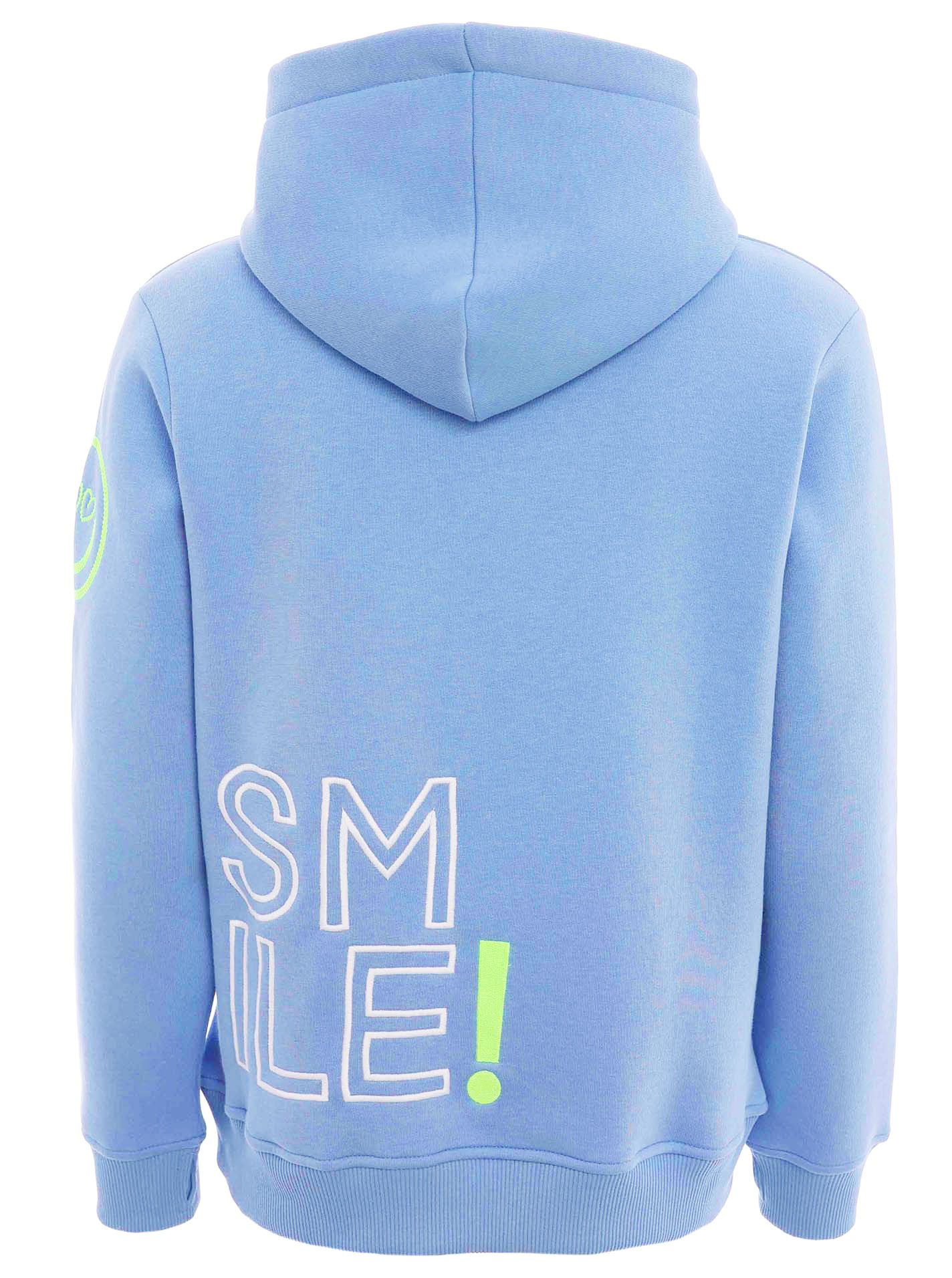 Zwillingsherz Hoodie "Alissa 2.0" mit SMILE Stickerei vorne und hinten