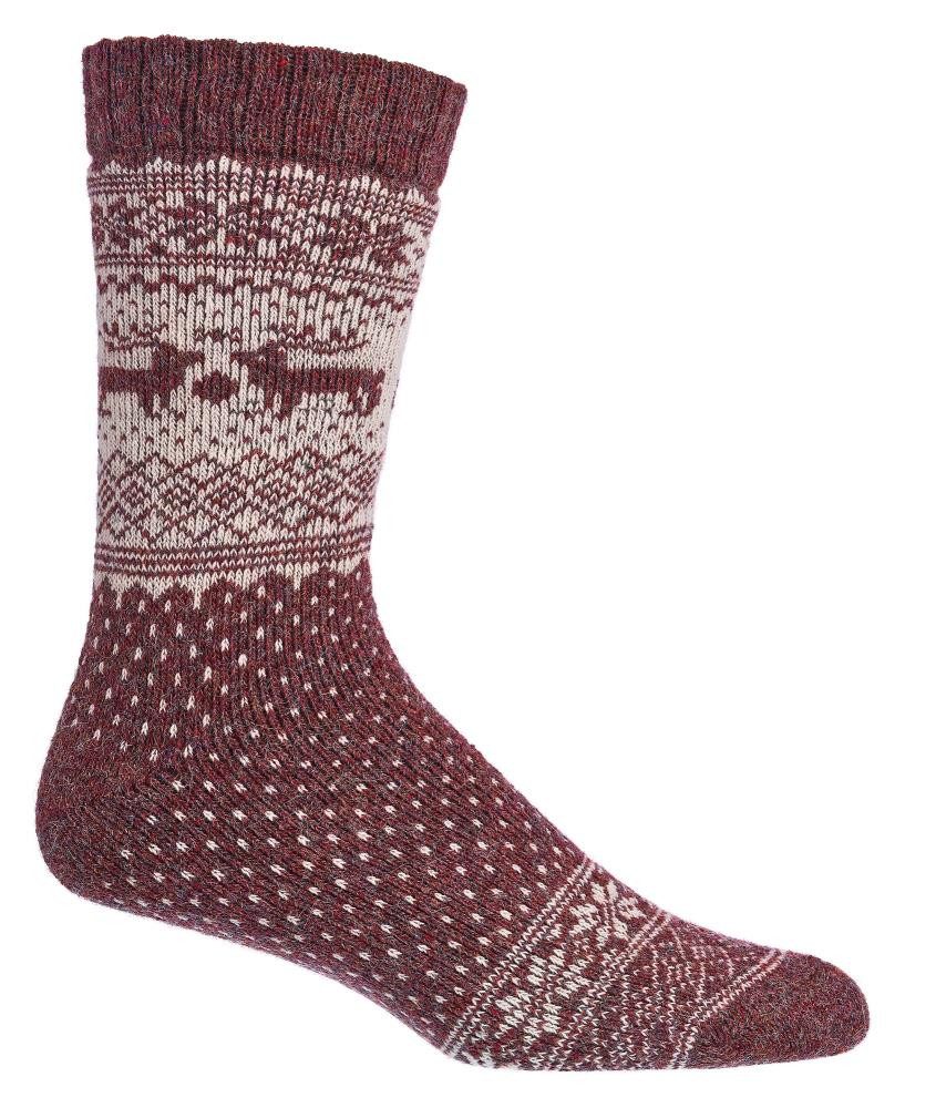 Norwegersocken 2 Paar Norweger-Socken mit Merino- und Alpakawolle für Damen & Herren