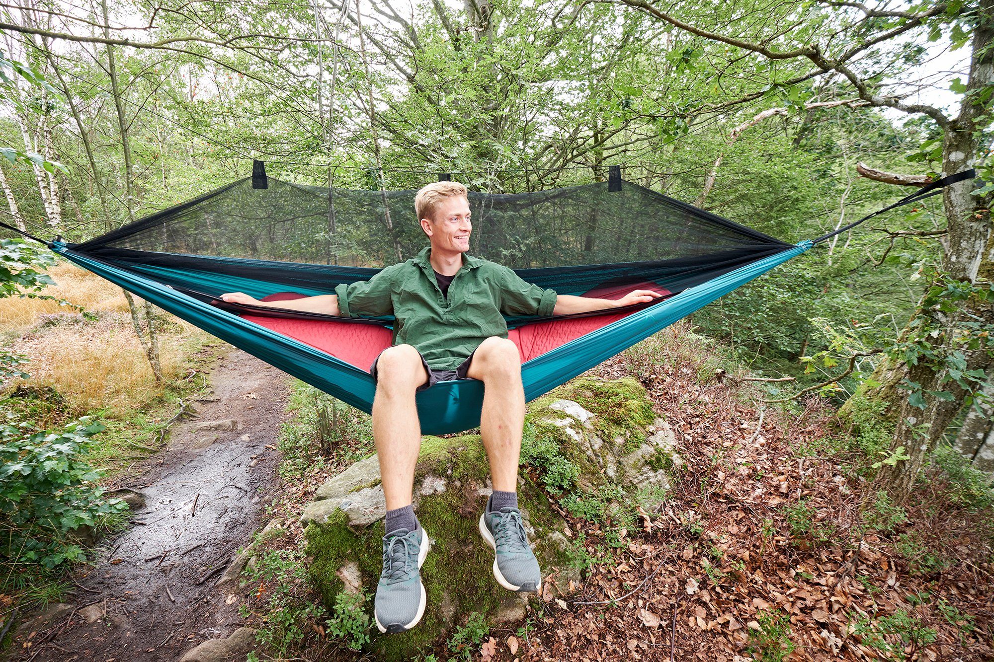 GRAND CANYON Hängematte Hammock orange Bass Mosquito Storm