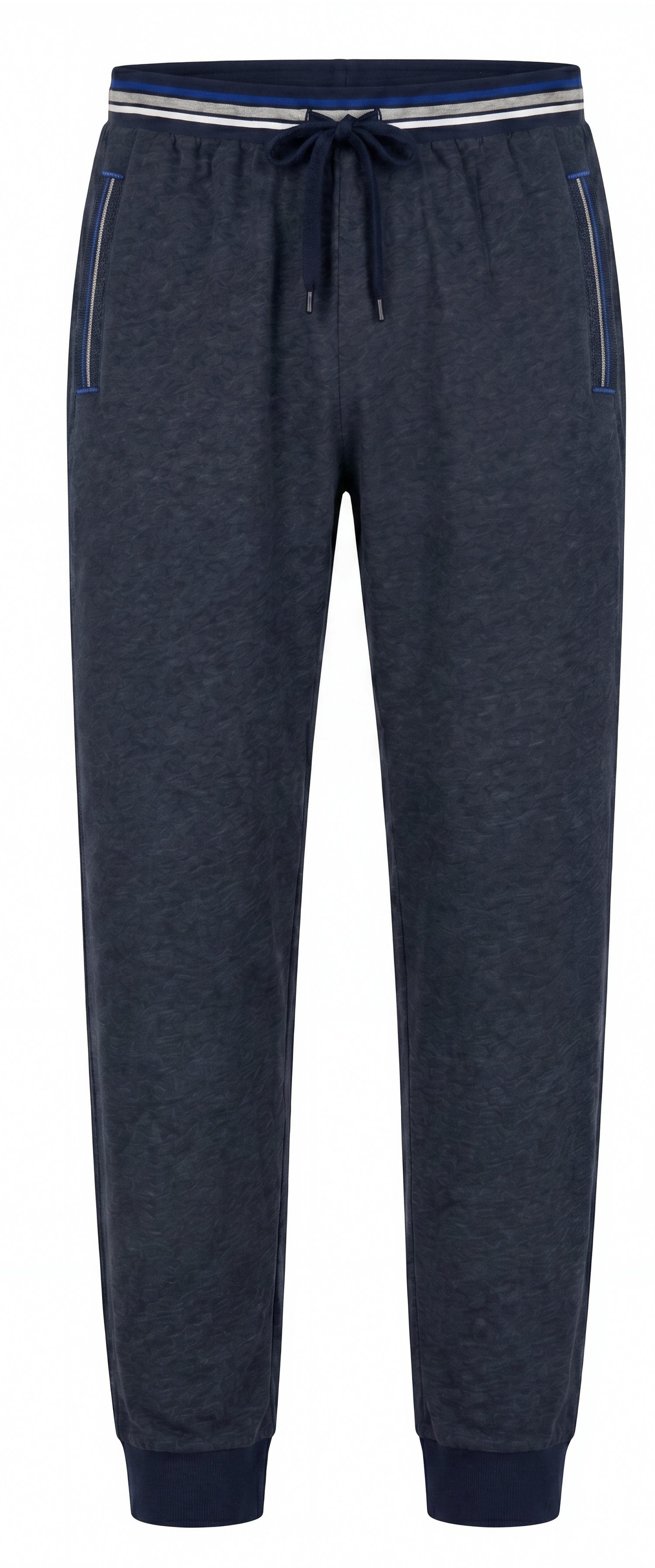 Phil & Co. Pyjamahose Herren Schlafanzughose Bündchen (1-tlg) Modisches Design