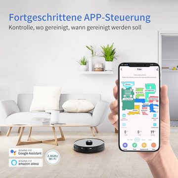 AIRROBO Saugroboter Saugroboter T10+, App-Steuerung, Hochleistungsfilter, 250 Min