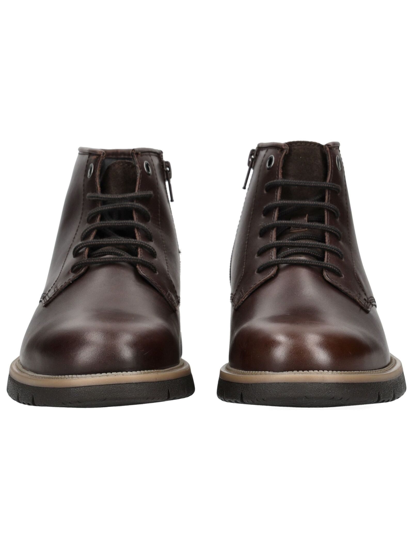 Geox Geox Stiefelette Leder/Textil Schnürstiefelette