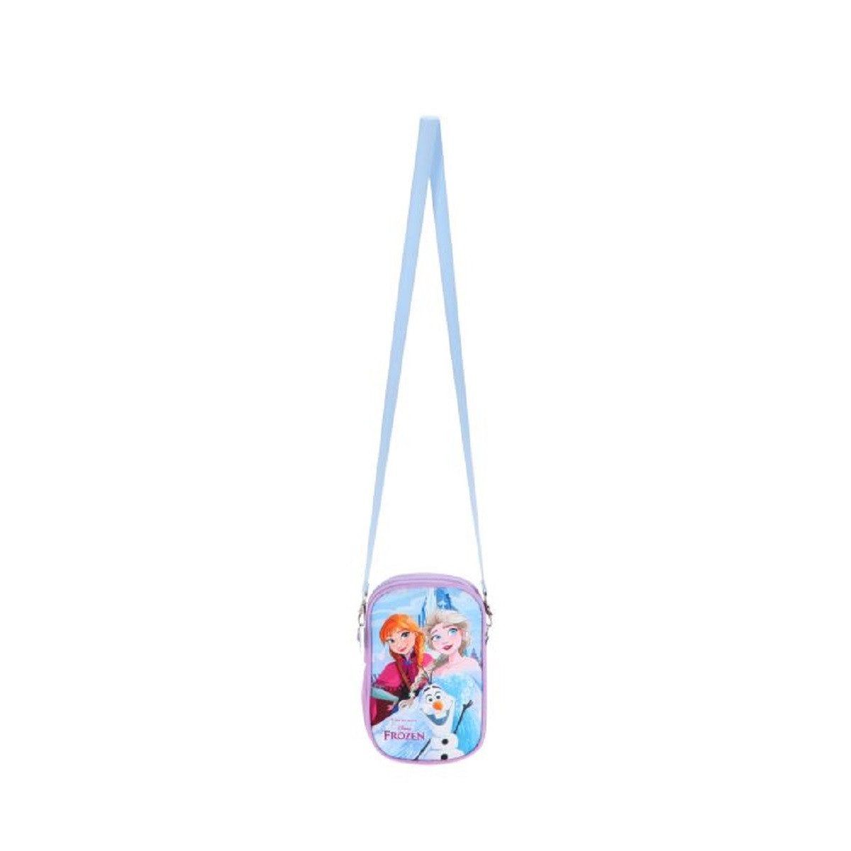 Textiel Trade B.V. Umhängetasche Kinder – Disney Handytasche mit Elsa & Anna Motiv (1-tlg), ideal für Schule und Freizeit, perfekt für Reisen und Urlaub