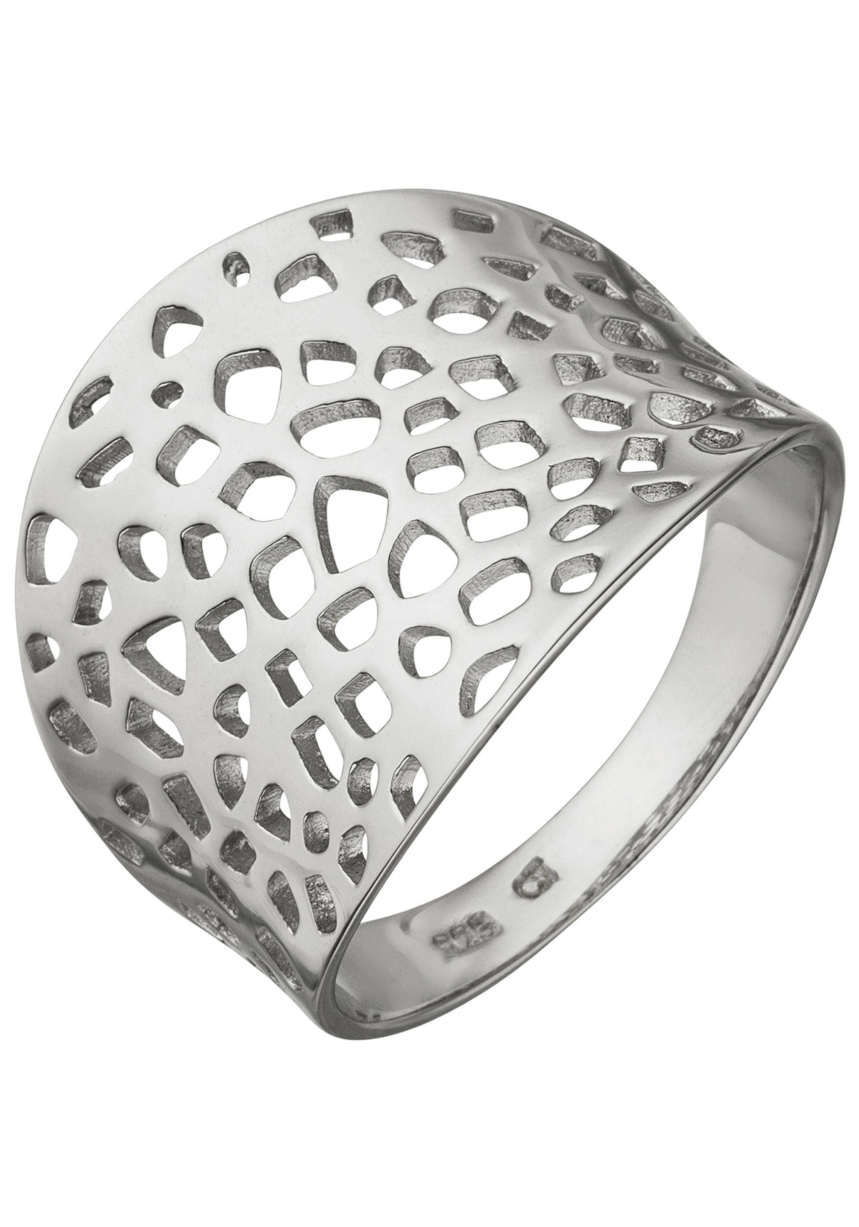 JOBO Fingerring, breit 925 Silber