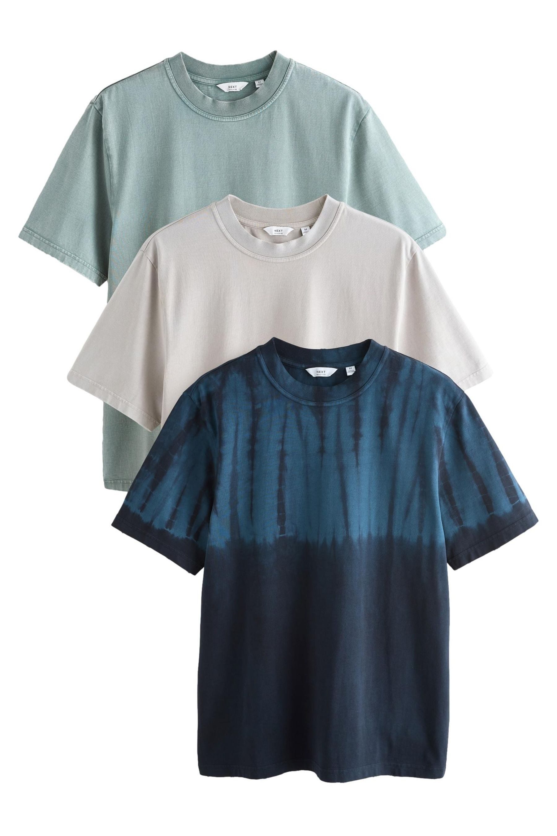 T-Shirt Schwere T-Shirts im Relaxed Fit, 3er Pack