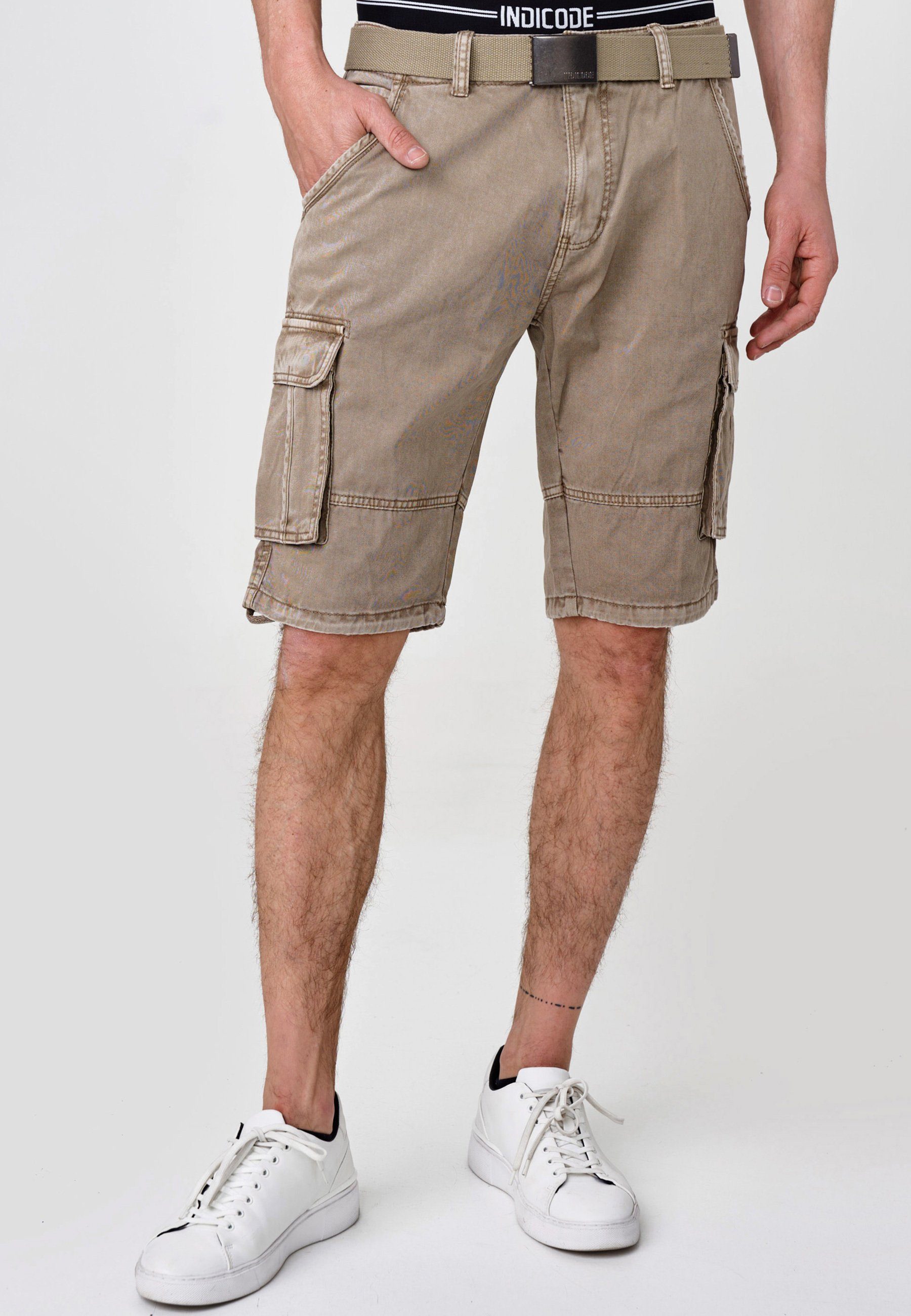 Indicode Cargoshorts Blixt aus 100 % günstig online kaufen