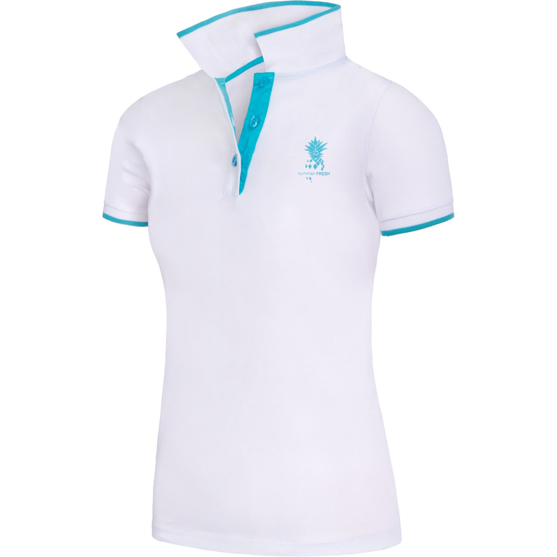 Nebulus Poloshirt SINES, F380 - Damen, weiß, XL/42