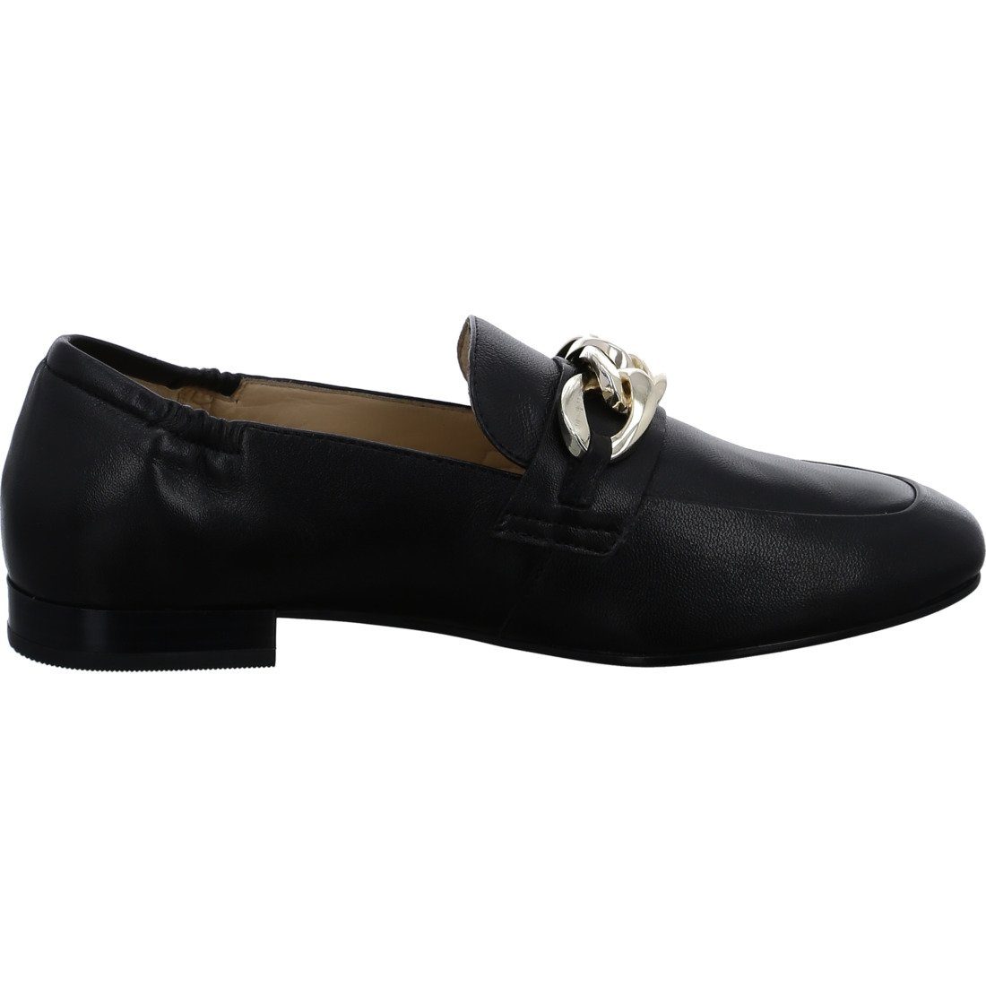 Schuhe, Damen Lyon Slipper Ara Ara - 048278 Slipper schwarz Glattleder