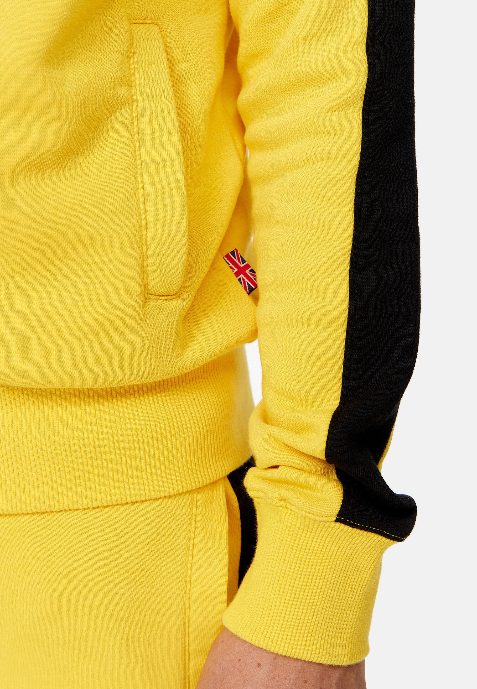 Lonsdale Beickerton Men's Sweater, yellow/black
