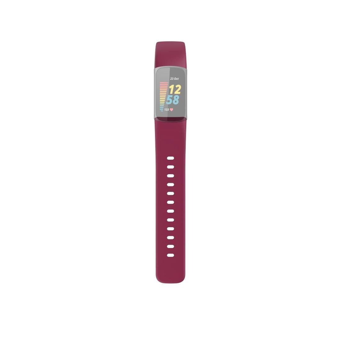 Hama Smartwatch-Armband Charge Fitbit bordeaux für universal Armband Uhrenarmband zum Tauschen, 5