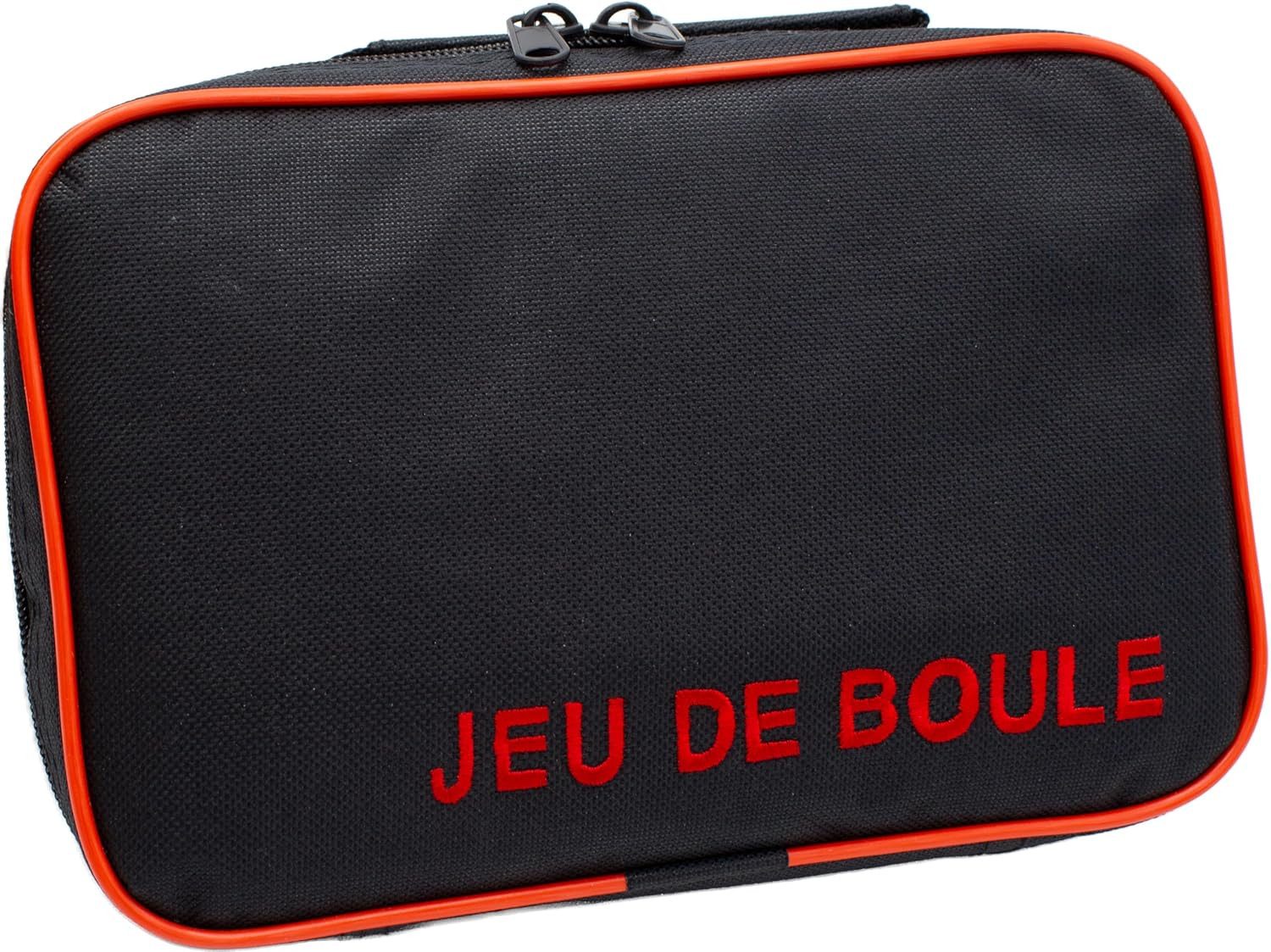 mucHome Stoßkugel Boule Kugel Set 6 Metallkugeln, Zielkugel Distanzschnur Tragetasche