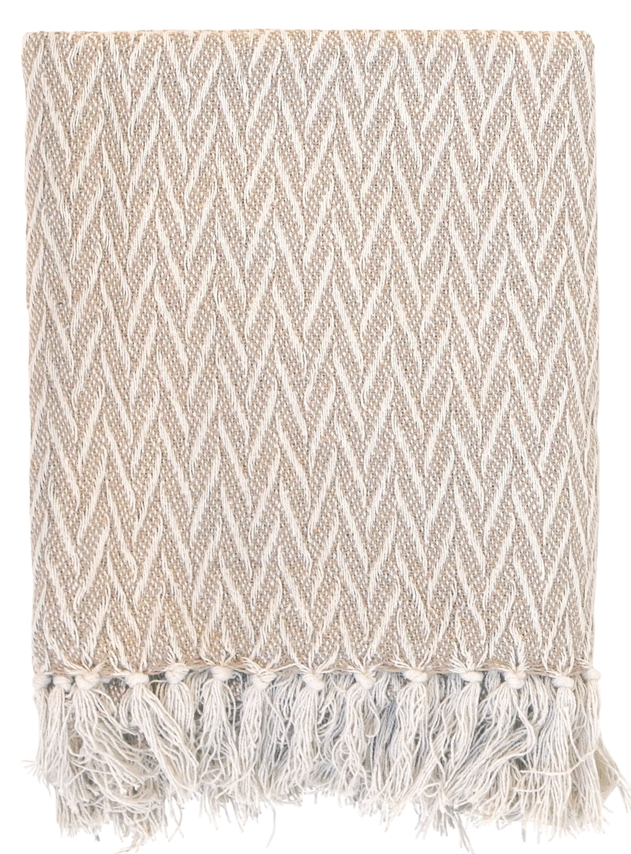 Wohndecke Chic Antique Decke Plaid Kuscheldecke Wohndecke 150x130cm Muster, günstig online kaufen