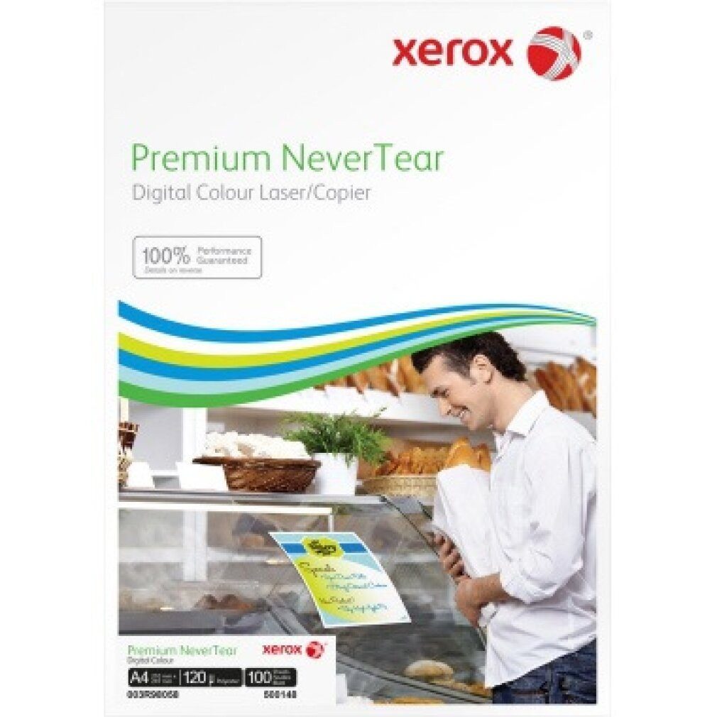 Xerox Kopierpapier Synthetikpapier NeverTear 003R9805 100 Folien/Pack.
