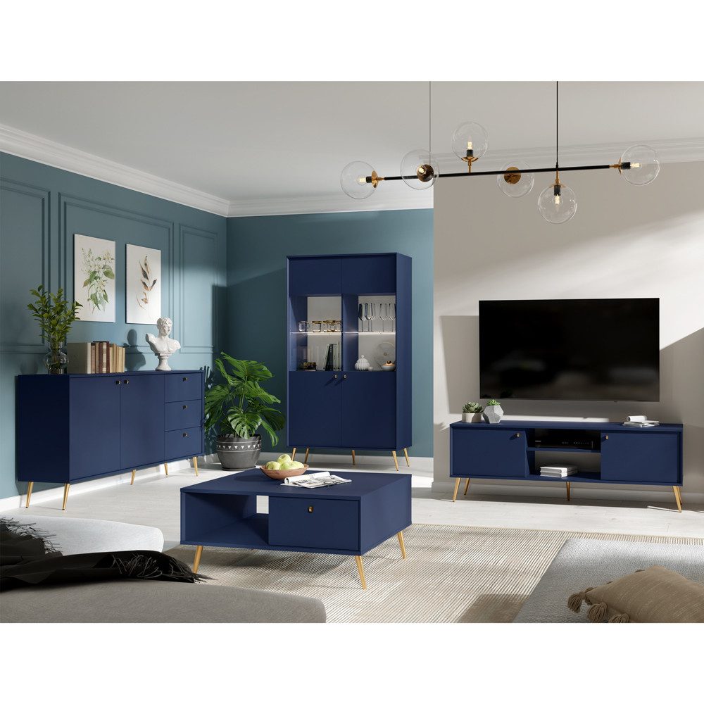 Lomadox Wohnzimmer-Set RIPLEY-166, (Mega-Spar-Set, 4-St., Couchtisch Lowboa günstig online kaufen