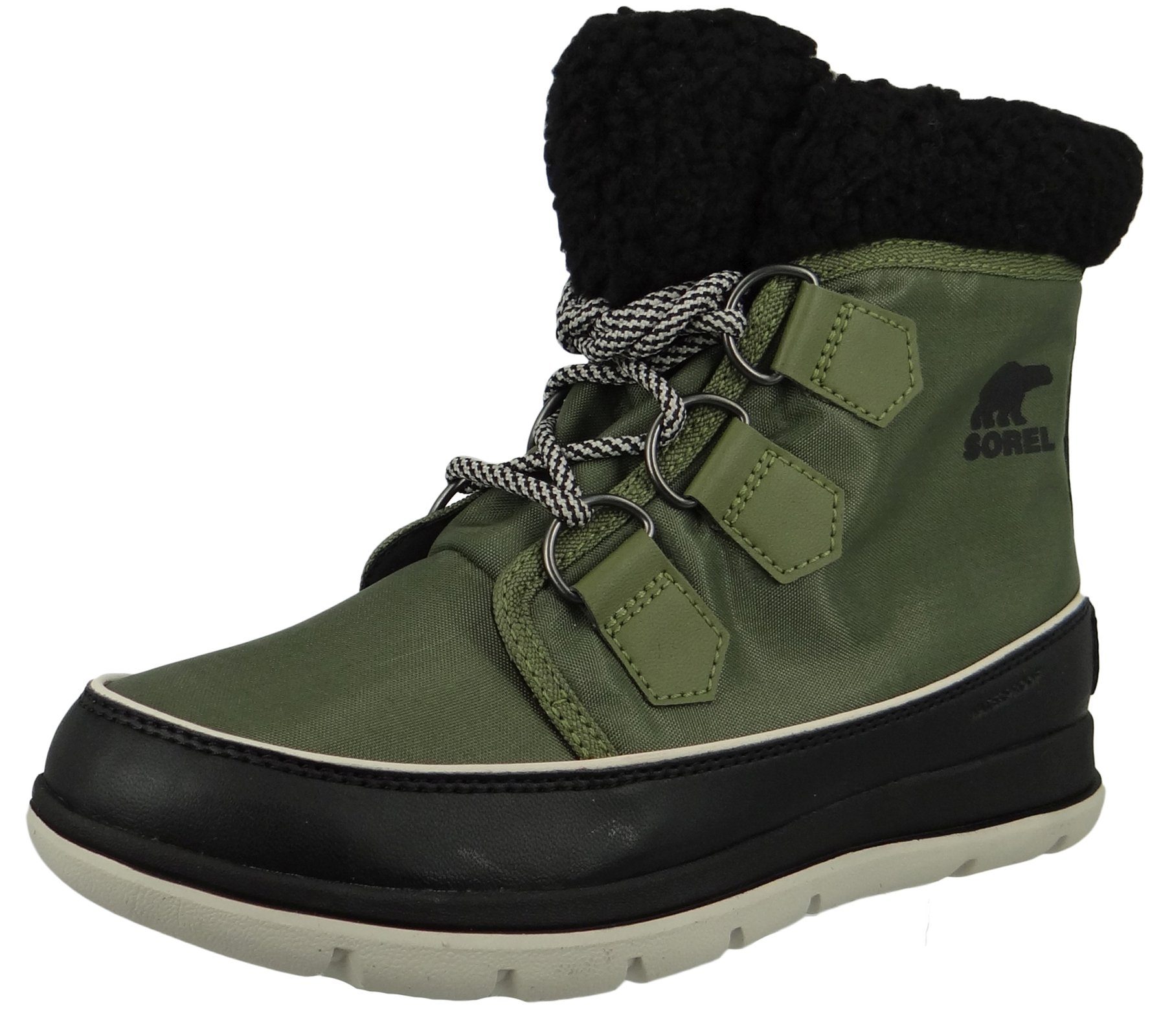 Sorel NL3040-371 Explorer Carnival Hiker Green Black Stiefel