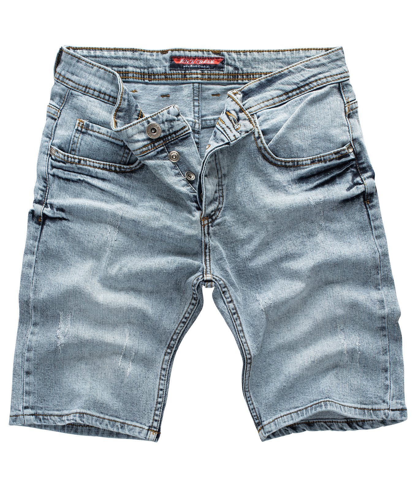 Jeansshorts Herren Shorts Denim Hellblau RC-2136