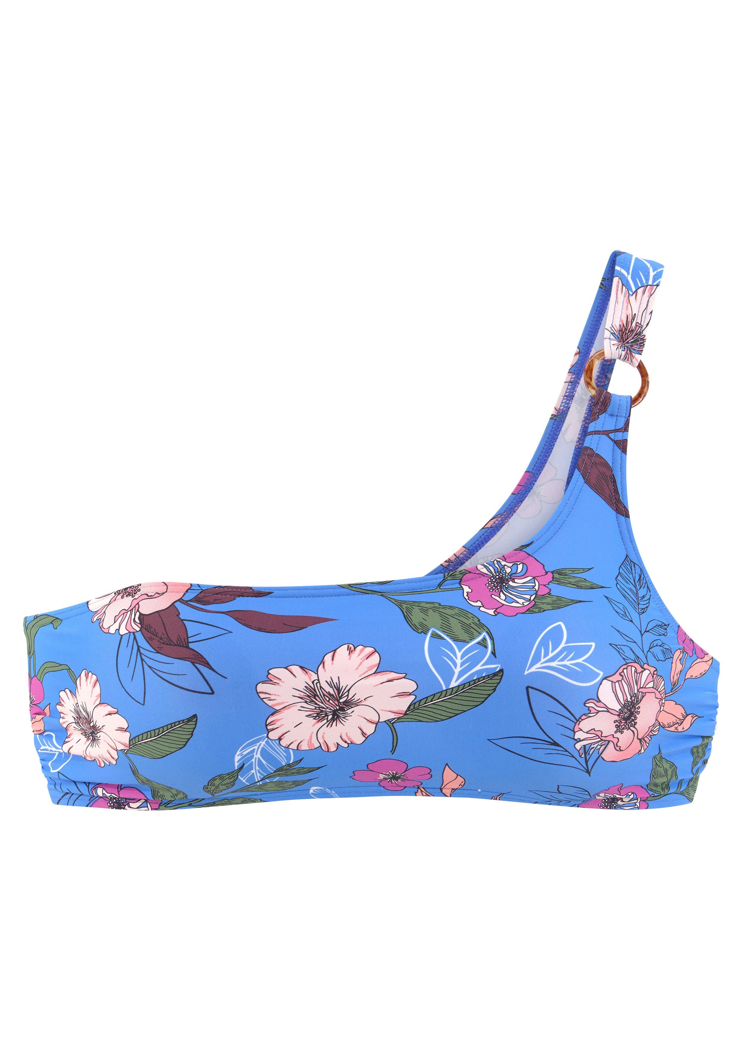 s.Oliver Bustier-Bikini-Top Maya, in One-Shoulder-Form und mit Zierring günstig online kaufen